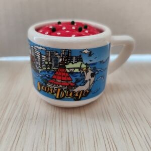 San Diego Mini Mug Pincushion